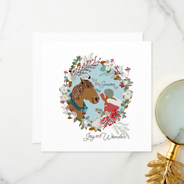 'Tis the Season Holiday Greeting Or Thank You Card ('Tis the Season Holiday Greeting Or Thank You Card from Jenn Steffen Art)