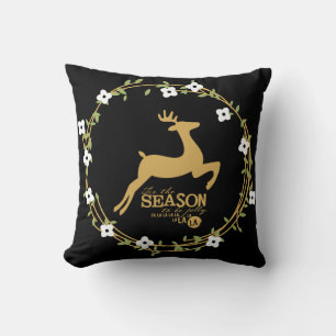Tis the Season Holiday Throw Pillow