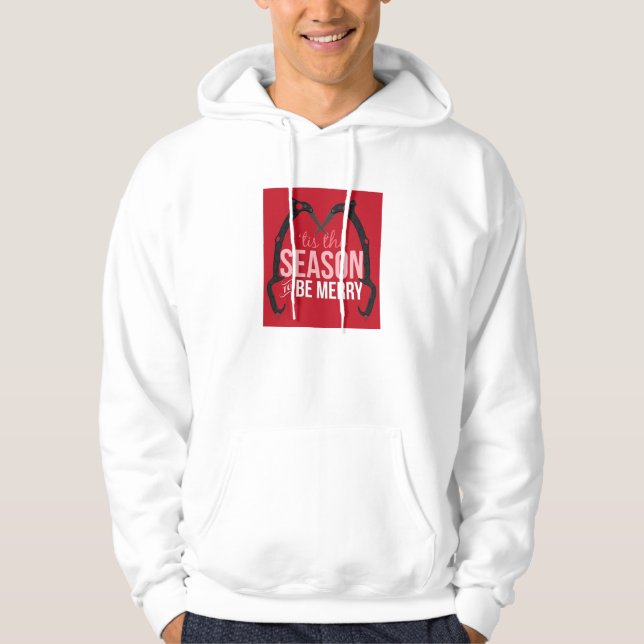 'Tis The Season Ice Climbing Hoodie (Front)