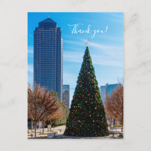 Tis The Season In Dallas Thank you Postcard