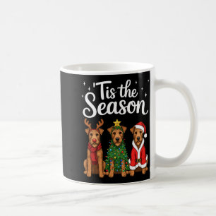 Tis The Season Irierrier Christmas Santa Dog Lover Coffee Mug