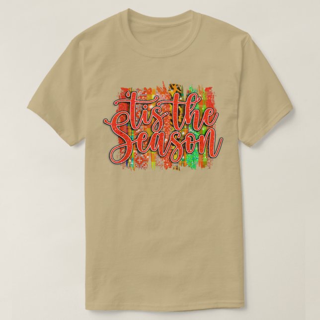 Tis The Season Jesus Christmas Santa Holiday Famil T-Shirt (Design Front)