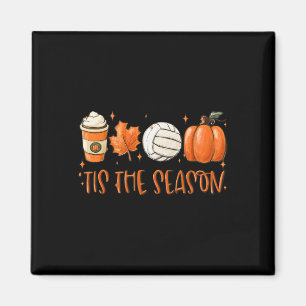 Tis The Season Latte Pumpkin Fall Thanksgiving Vol Magnet