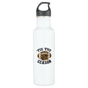 Tis The Season Leopard Football Season Game Day 710 Ml Water Bottle