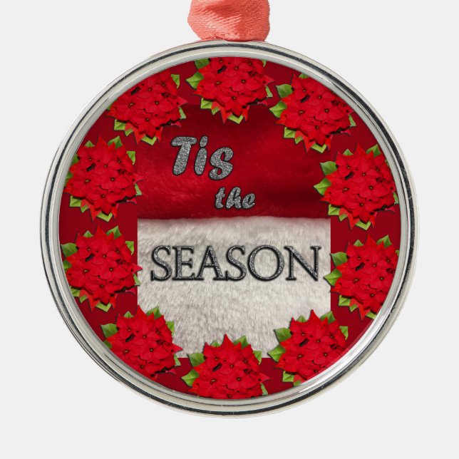 Tis the Season Metal Tree Decoration (Front)