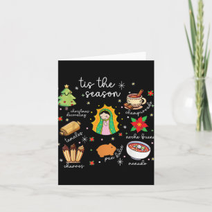 Tis The Season Mexican Christmas Feliz Navidad Xma Card