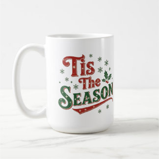 Tis the season minimal chic Santa christmas Coffee Mug