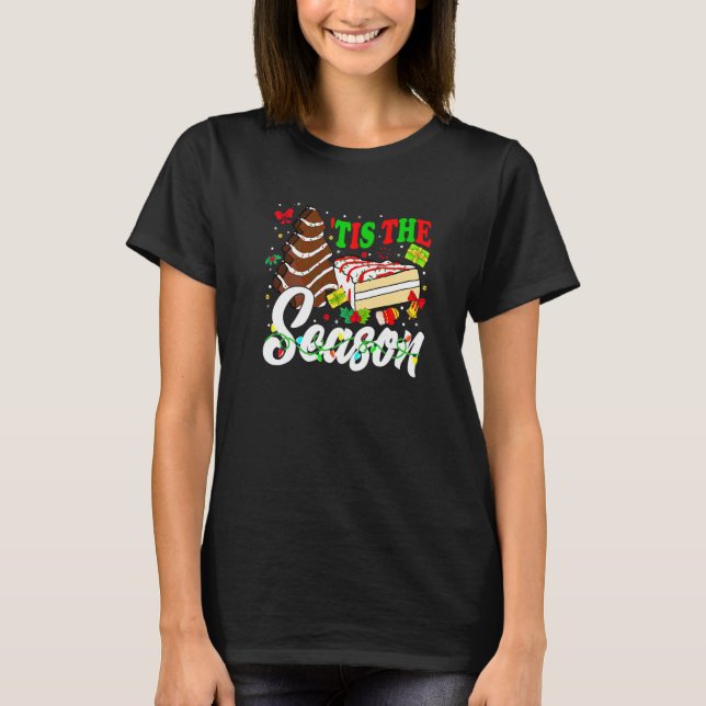 Tis The Season Most Wonderful Time  Christmas Tree T-Shirt (Front)