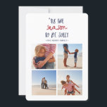 'tis the season multi four photo family christmas  holiday card<br><div class="desc">'tis the season to be jolly multi photo holiday christmas card. With bright colours and fun hand writing,  this multi photo card makes a ideal family holiday card.</div>