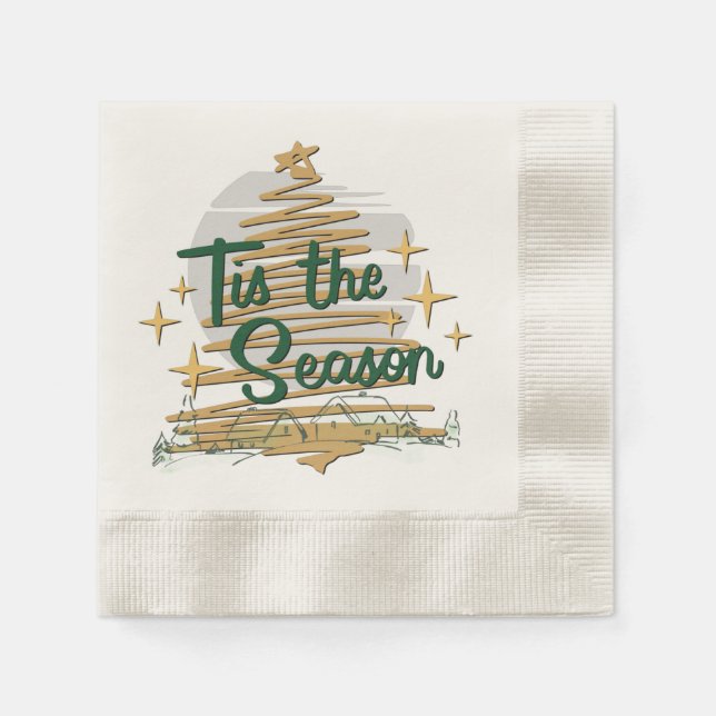 Tis the Season Napkin (Front)