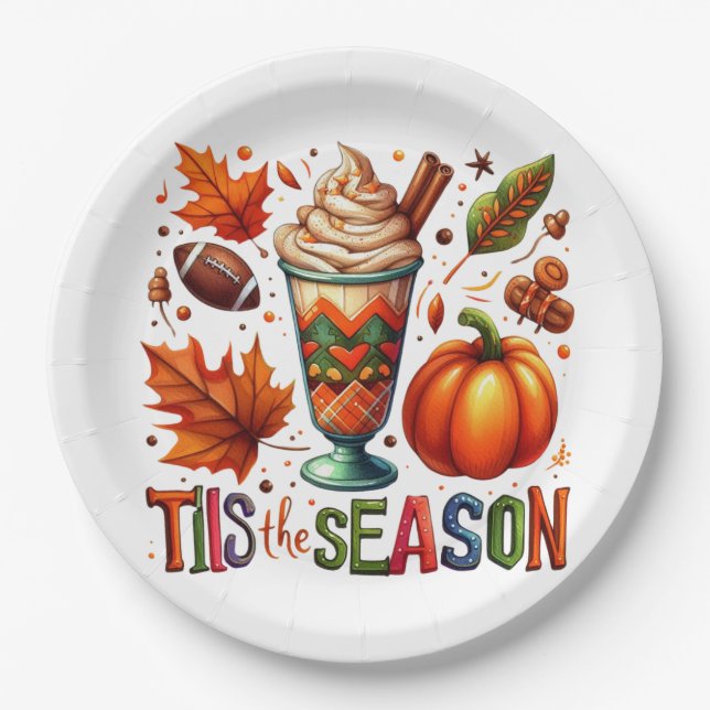 Tis the Season   Paper Plate (Front)