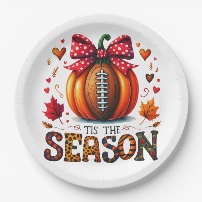 Tis the Season   Paper Plate (Front)