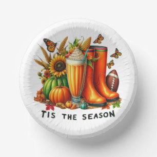 Tis the Season Paper Plate