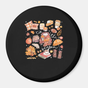 Tis The Season Pumpkin Autumn Fall Yall Leaves Tha Magnet