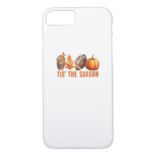 Tis The Season Pumpkin Leaf Latte Fall Thanksgivin Case-Mate iPhone Case