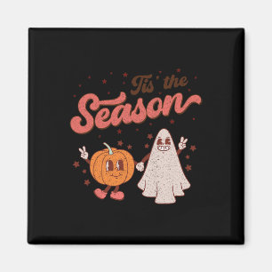Tis The Season Pumpkin Spice Fall Autumn Boo Hall Magnet