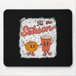 Tis The Season Pumpkin  Spice Fall Autumn Hallowee Mouse Pad