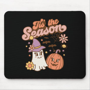 Tis The Season Pumpkin  Spice Fall Autumn Hallowee Mouse Pad