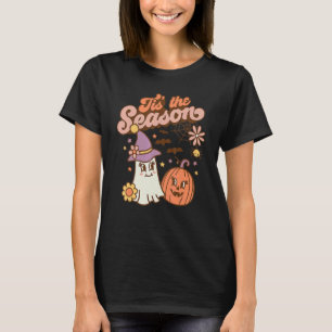 Tis The Season Pumpkin  Spice Fall Autumn Hallowee T-Shirt