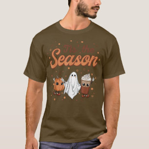 Tis The Season PumpkinBoo Spice Fall Autumn Hallow T-Shirt