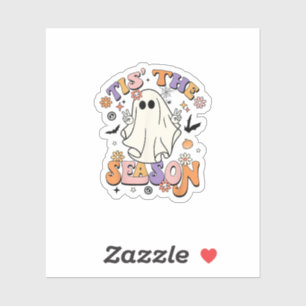 Tis The Season Retro Halloween Party Funny Minimal