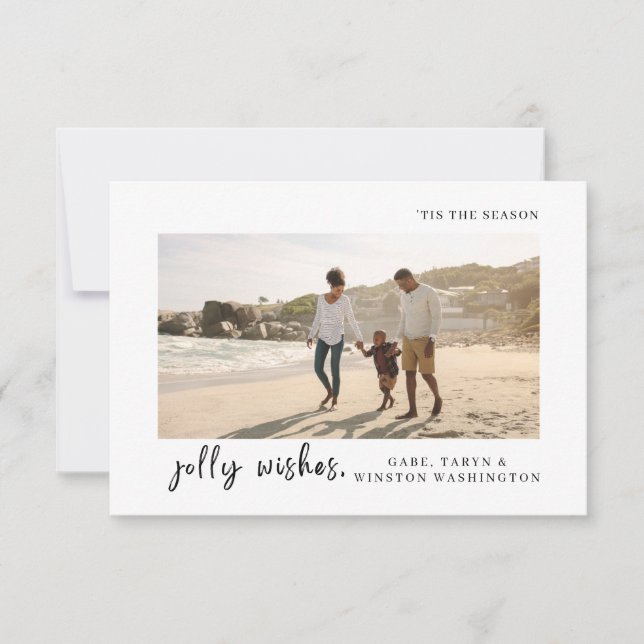 Tis the Season | Simple Christmas Card (Front)