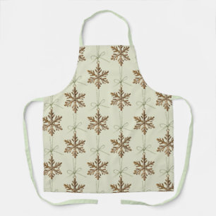 Tis The Season Snowflake Christmas Apron
