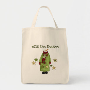 Tis the Season Snowman T-shirts and Gifts Tote Bag