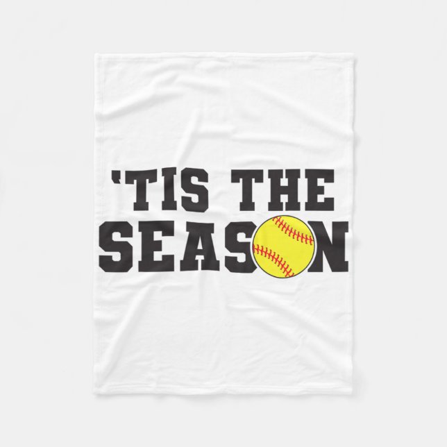 Tis The Season Softll Player  Fleece Blanket (Front)