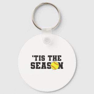 Tis The Season Softll Player Key Ring