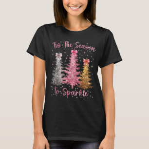 Tis The Season Sparkle Christmas Tree Xmas Women G T-Shirt