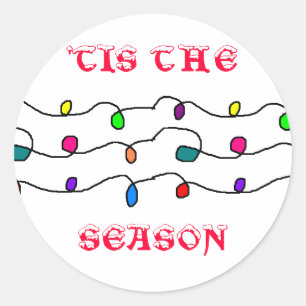 'TIS THE SEASON - stickers
