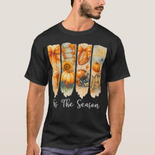 Tis The Season Thanksgiving Fall Autumn Pumpkin T-Shirt
