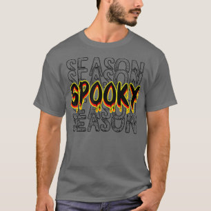 Tis The Season To Be Creepy, Retro Halloween Spook T-Shirt