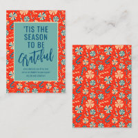 'Tis The Season To Be Grateful Corporate Christmas