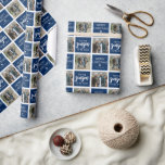 Tis The Season To Be Jolly | 2 Photo Holiday Wrapping Paper<br><div class="desc">This christmas holiday photo wrapping paper, featuring template text which reads 'TIS THE SEASON TO BE JOLLY' and 'MERRY CHRISTMAS' personalised with your family name. The gift wrap is easy to personalise and all the font styles and background colours can be changed by clicking on the customise further link after...</div>
