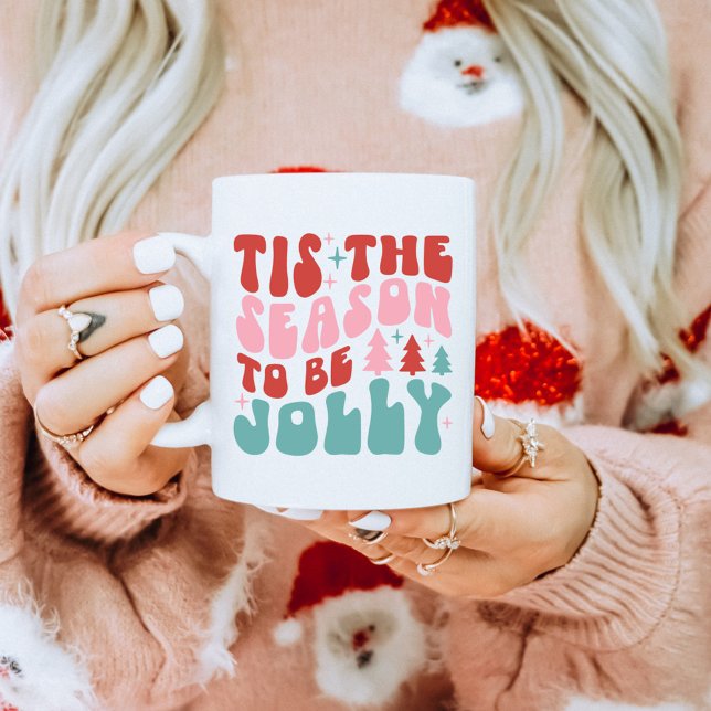 'Tis the Season to Be Jolly Christmas Coffee Mug (Creator Uploaded)