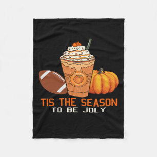 tis the season to be jolly christmas fleece blanket