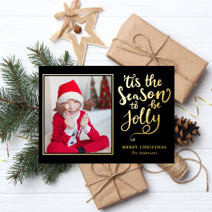 Tis The Season To Be Jolly Editable Colour Photo