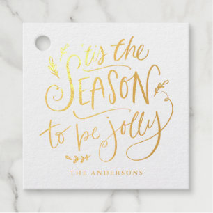 'Tis The Season to be Jolly Green Holiday Gift Tag