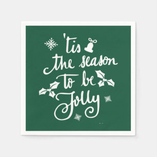 tis the season to be jolly napkin
