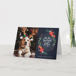 'Tis the Season to be Jolly   Photo Holiday Card