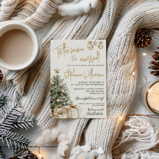 'Tis the Season to be Married! Bridal Shower Invitation