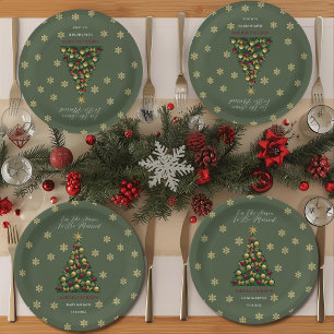 Tis the Season to be Married Bridal Shower  Paper Plate