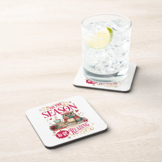 'Tis The Season to Be Reading Coaster