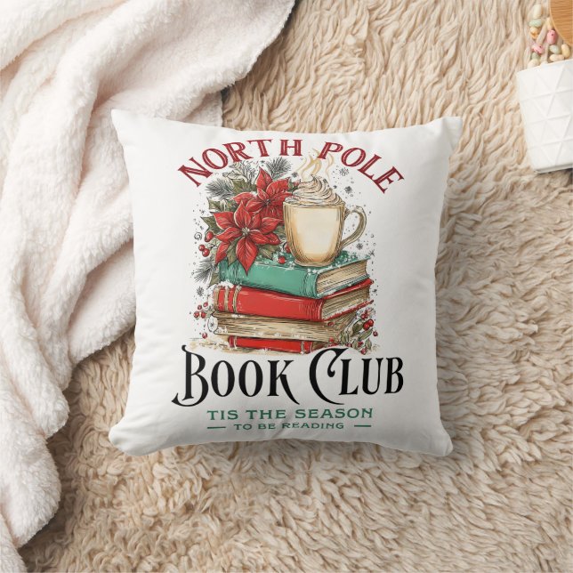'Tis the Season to Be Reading  Cushion (Blanket)