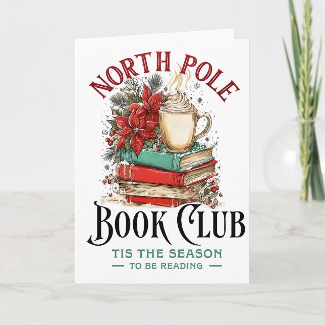 'Tis the Season to Be Reading  Holiday Card (Front)