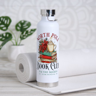 'Tis the Season to Be Reading Water Bottle