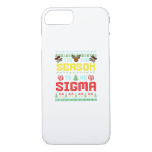 Tis The Season To Be Sigma Christmas Brainrot Iron Case-Mate iPhone Case