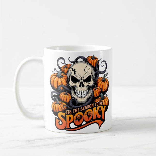 Tis The Season To Be Spooky Coffee Mug (Left)